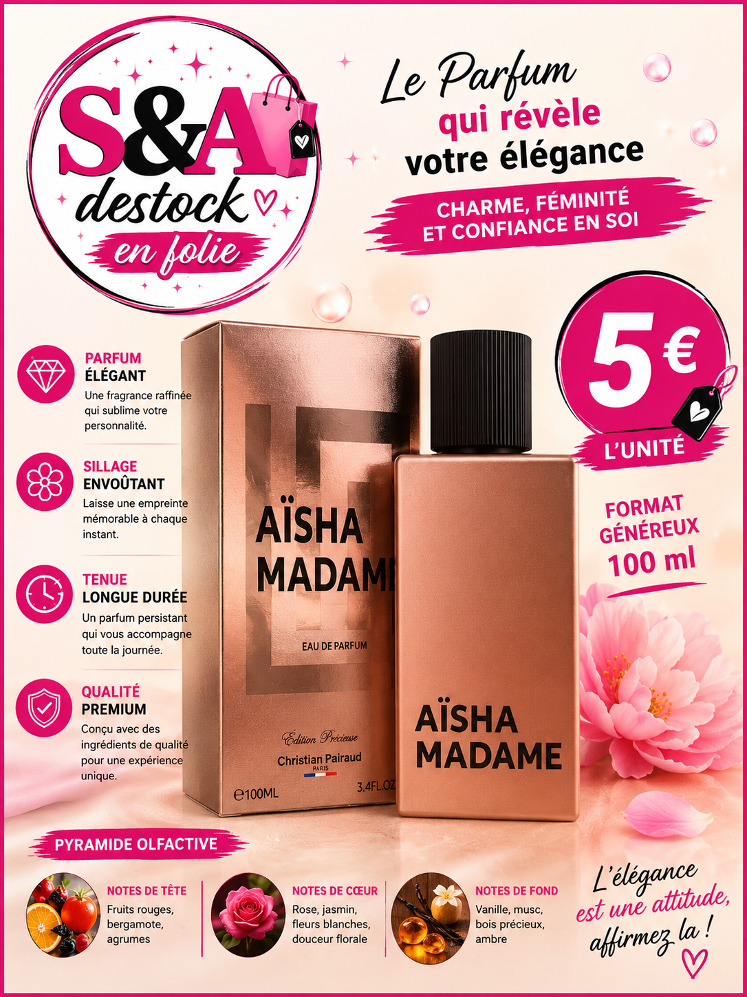 Parfums Aisha madame 100ml