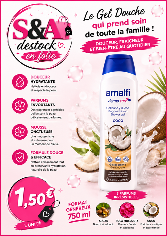Gel douche coco 2 en 1  750ml